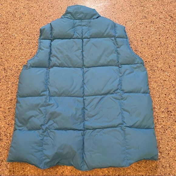 LANDS END Girls Down Puffer Vest - Picture 3 of 5